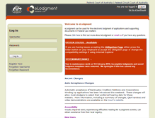 Tablet Screenshot of elodgment.fedcourt.gov.au